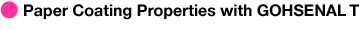 Paper Coating Properties